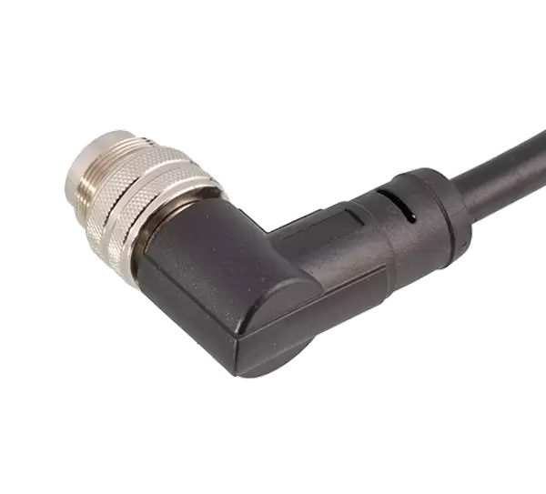 Plugue sobremoldado macho angular M16